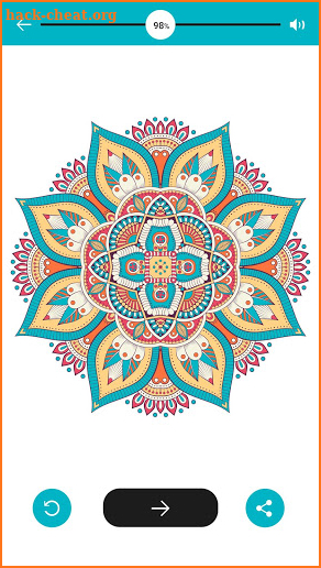 Coloring Mandala - Calm & Rest. Tap to Paint screenshot