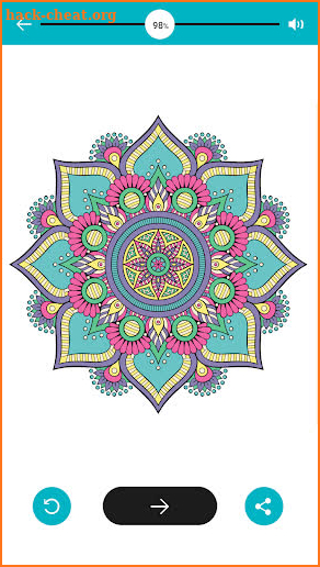 Coloring Mandala - Calm & Rest. Tap to Paint screenshot