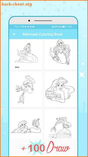 Coloring Mermaid Book Princess Game screenshot