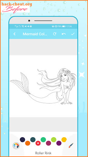 Coloring Mermaid Book Princess Game screenshot