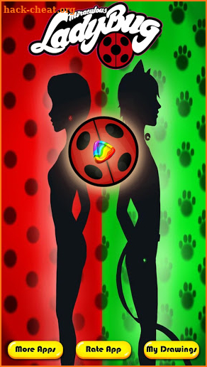 coloring Miraculous Ladybug And Cat Noir World screenshot