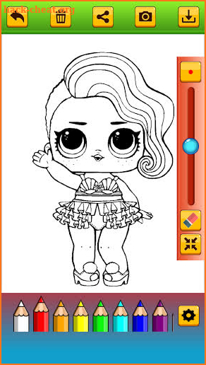 Coloring My Boneka LOL And Dolls game screenshot