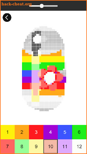 Coloring Nail Design Pixel Art screenshot