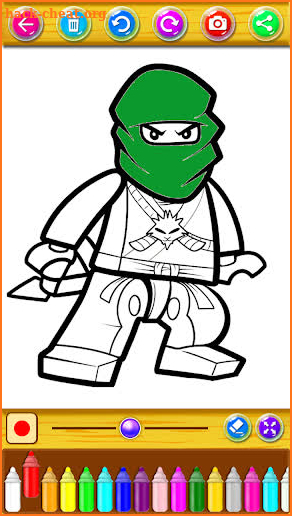 Coloring Ninja and Super Turtles Cute screenshot