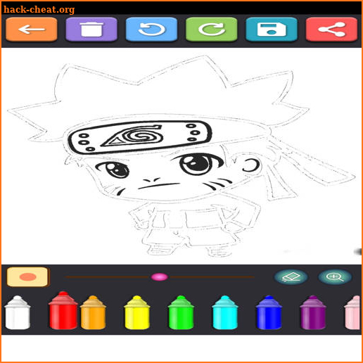 Coloring Ninja Konoha screenshot