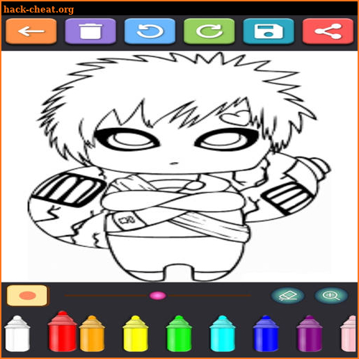 Coloring Ninja Konoha screenshot