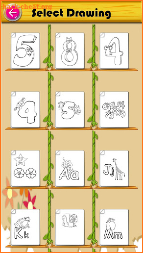 Coloring Number and Letter screenshot