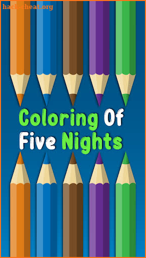 Coloring of five nights books screenshot