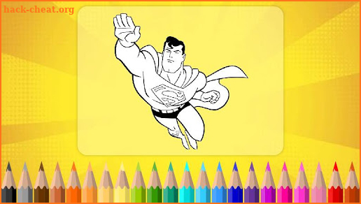Coloring Pages Book For Super Hero Squad Game screenshot