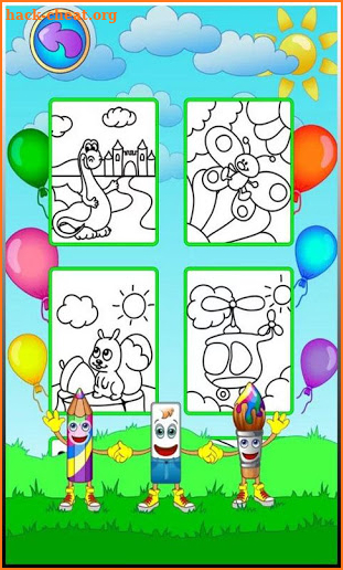Coloring pages - drawing screenshot
