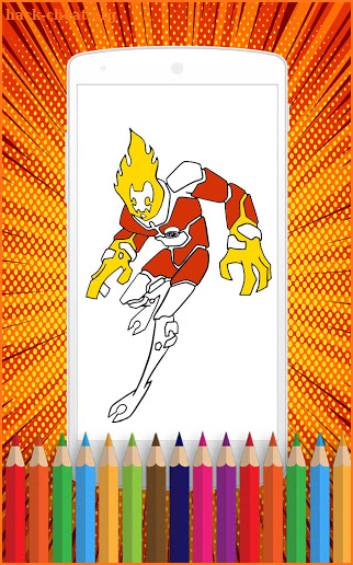 Coloring Pages For Ben Ten And Aliens screenshot