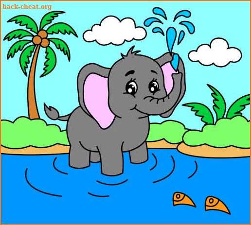 Coloring pages for children: animals screenshot