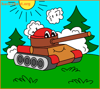 Coloring pages for children : transport screenshot