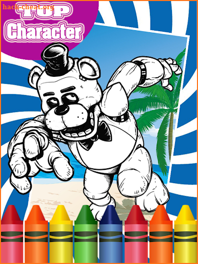 Coloring Pages For Five Nights screenshot