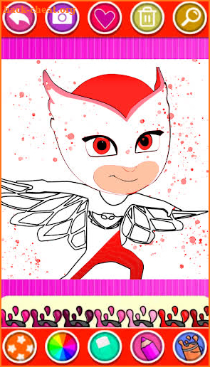 coloring pages for PJ heroes masks: coloring book screenshot