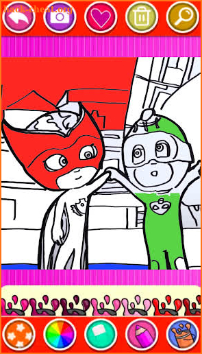 coloring pages for PJ heroes masks: coloring book screenshot
