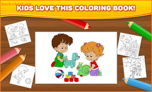 Coloring Pages - Kids & Babies screenshot
