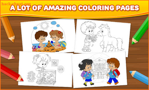 Coloring Pages - Kids & Babies screenshot
