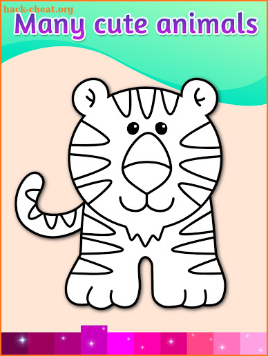 Coloring Pages Kids Games with Animation Effects screenshot