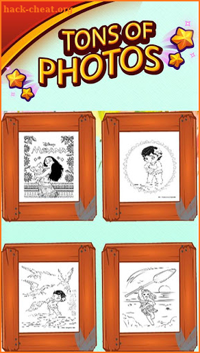 Coloring Pages moana - drawing book screenshot