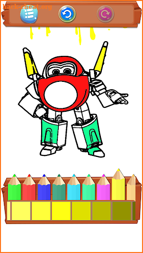 Coloring Pages Super wingss - kids coloring cars screenshot