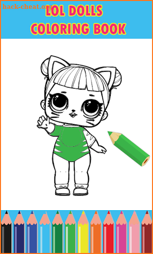 Coloring pages Surprise Dolls, LoL screenshot