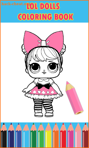 Coloring pages Surprise Dolls, LoL screenshot