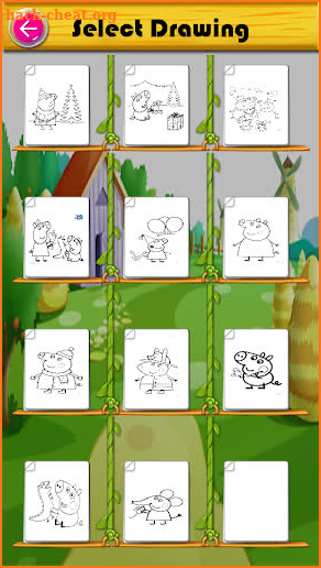 Coloring Peepa Book and pig screenshot