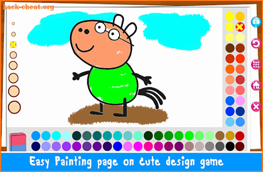 Coloring Pepa Book Cartoon Art - Painting Game screenshot