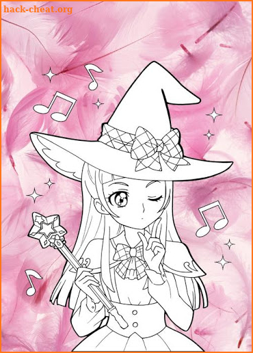Coloring Pretty Cure screenshot