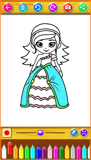 Coloring Princess Dress Fashion screenshot