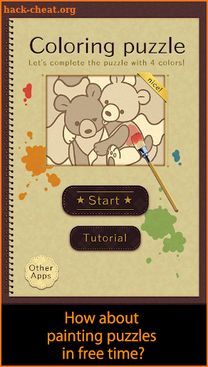 Coloring puzzle screenshot