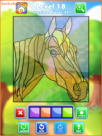Coloring Puzzle: Glasseria Stained Glass screenshot