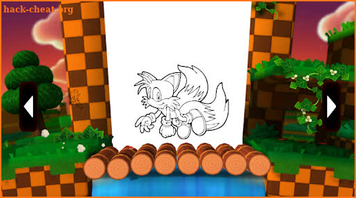 Coloring Soni Book Free game screenshot