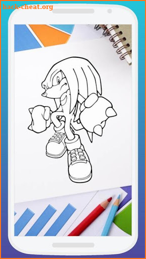 Coloring Sonic Pages screenshot