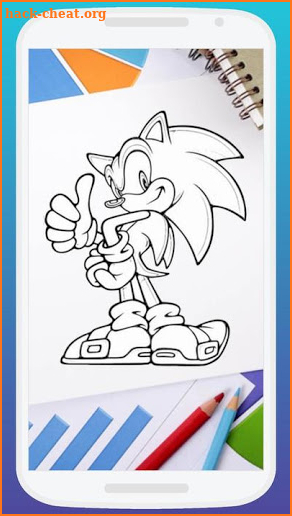 Coloring Sonic Pages screenshot