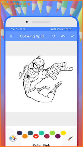 Coloring Spider Book SuperHero screenshot