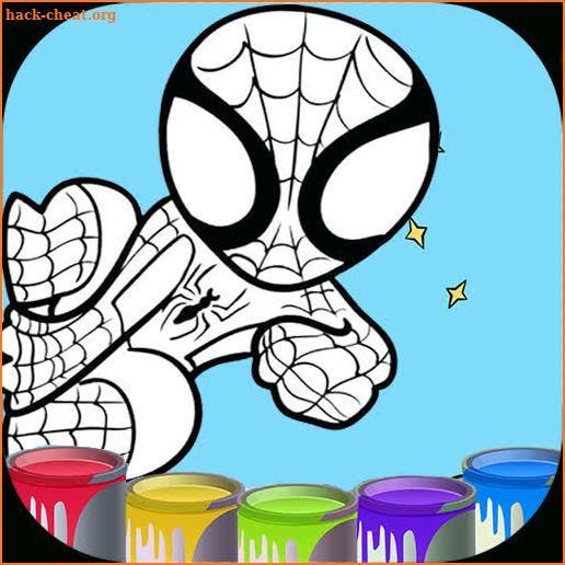 Coloring - Spider Homecoming Game screenshot