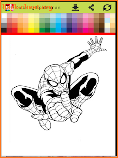 Coloring Spider-man : spiderMan games free screenshot