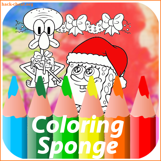 Coloring Sponge and Starfish screenshot