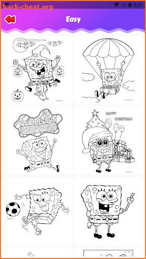 Coloring Sponge Book and Drawing screenshot