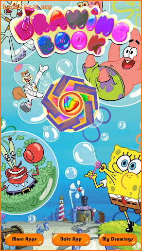 Coloring sponge patrick screenshot