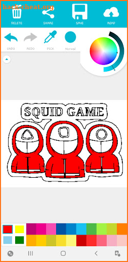 Coloring Squid Game screenshot