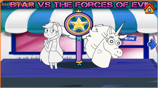 Coloring Star VS The Forces Of Evil screenshot
