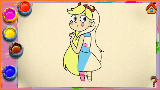 Coloring Star VS The Forces Of Evil screenshot
