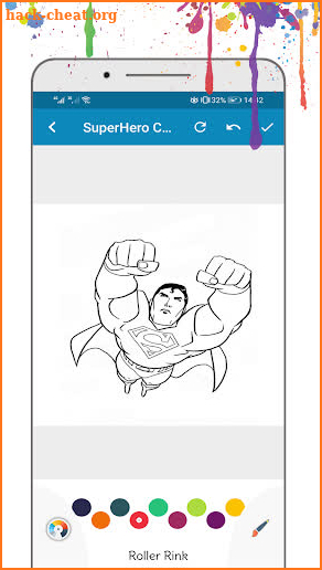 Coloring SuperHero Book Pro screenshot