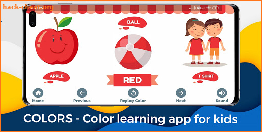 Colors - Color learning app for kids screenshot