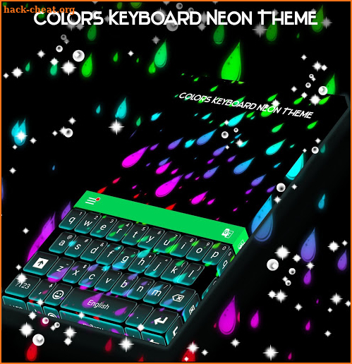 Colors Keyboard Neon Theme screenshot