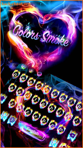 Colors Smoke Keyboard Theme screenshot