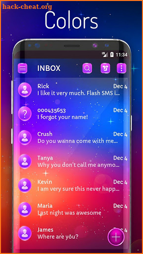 Colors SMS screenshot